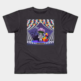 Skeleton girl and balloons Kids T-Shirt